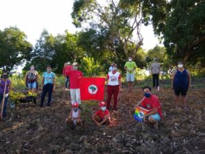 MST planta arvores e realiza ato de solidariedade na região do Extremo Sul da Bahia