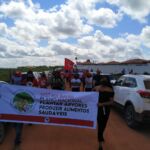 Ato de Resistência do MST na Bahia marca a retirada da Força Nacional de Segurança do Estado.