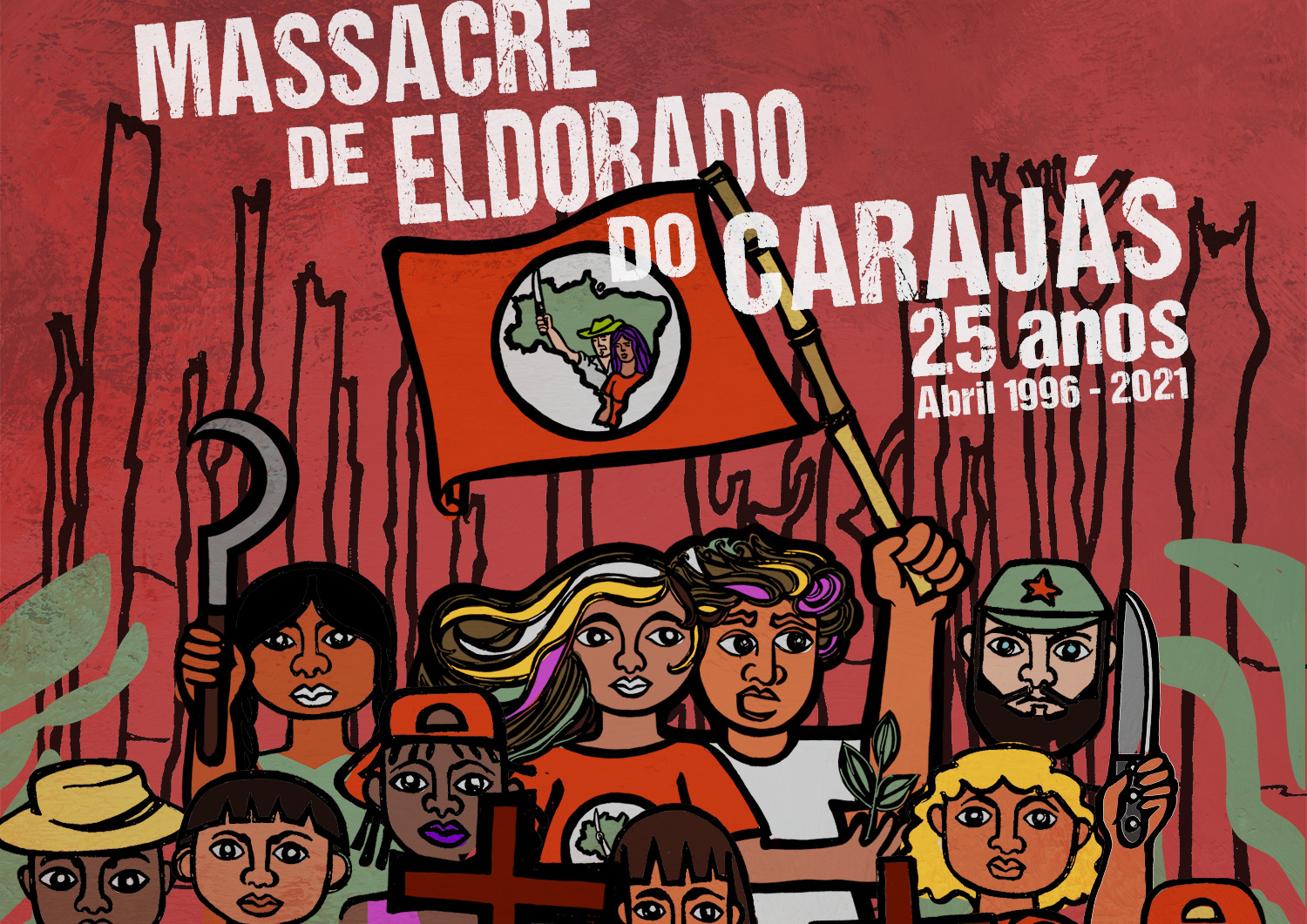 No momento você está vendo Jornada Nacional em Defesa da Reforma Agrária: “Eldorado do Carajás, 25 anos de impunidade”
