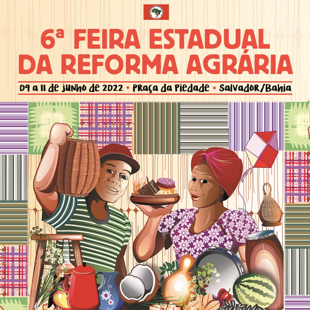 No momento você está vendo 6ª Feira Estadual da Reforma Agrária acontece no centro de Salvador