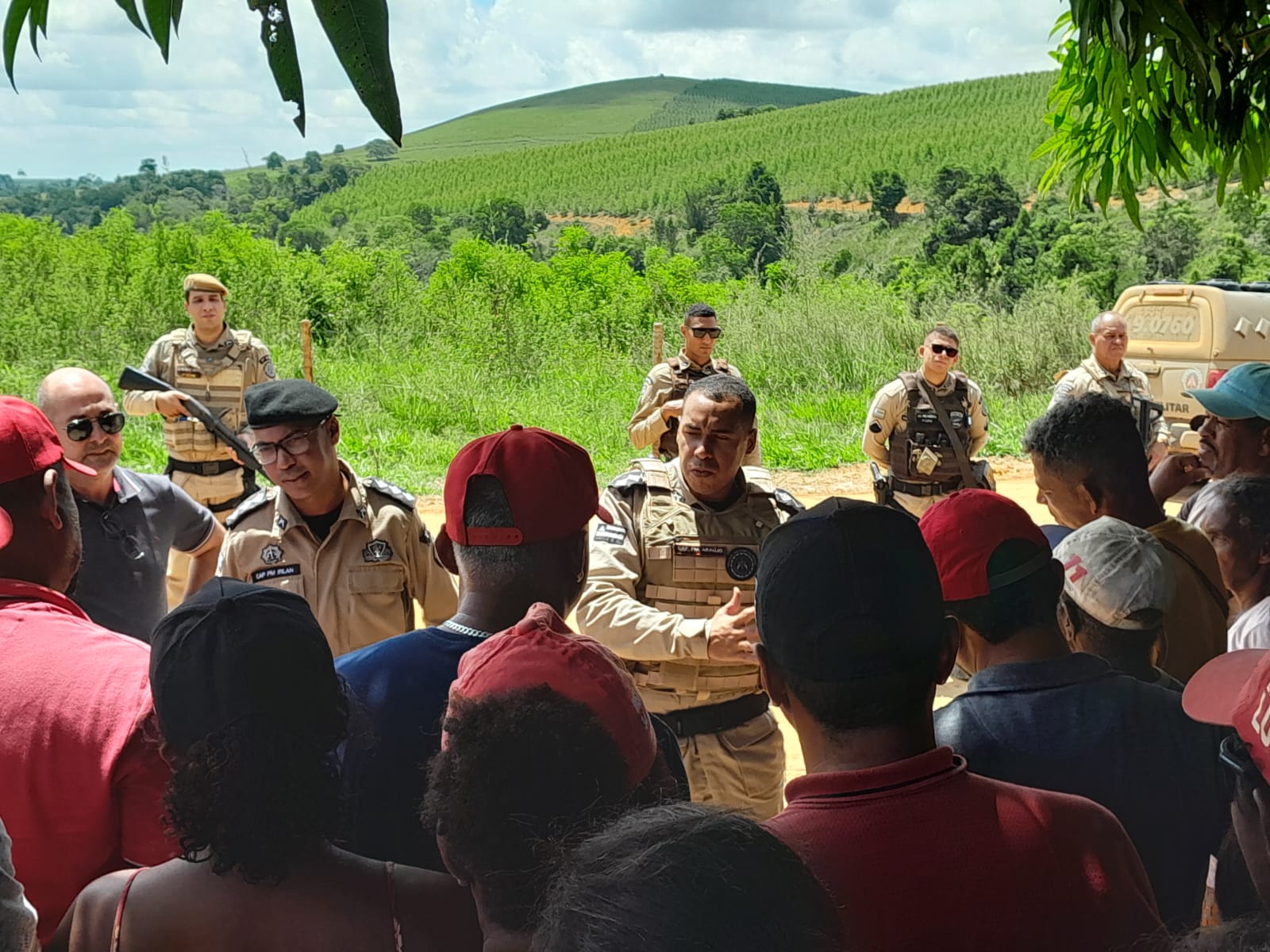 530 famílias acampadas estão sob ameaça de milícia rural na região do extremo sul da Bahia