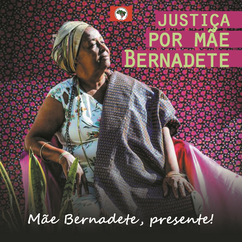 No momento você está vendo NOTA DE SOLIDARIEDADE | Justiça para Mãe Bernadete